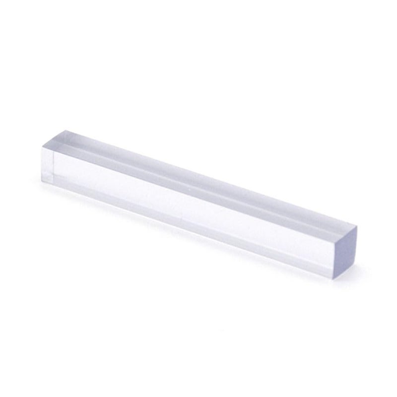 CRL 1/4" x 1/4" x 2" Clear Plastic Setting Blocks - 100 Pack